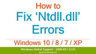 How to Fix Ntdll Dll Errors  Support for Windows Computer 800 5635020 [upl. by Keverian695]