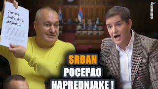 Skupština Srđan Milivojević pocepao naprednjake u vezi litijuma Ana Brnabić u ekstazi dok Vučića [upl. by Peednas]