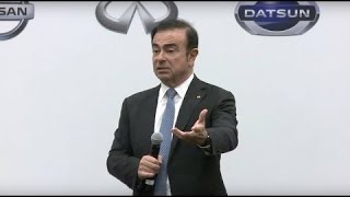 Carlos Ghosn Media Roundtable Session 2016 NYIAS [upl. by Airdnahs]