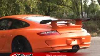 FVD Exhaust PorscheTuning Brombacher 997GT3RS Sport Exhaust Super Sound RSR Tips [upl. by Eniamahs]