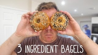 3 ingredient bagels [upl. by Esch]