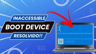 INACCESSIBLE BOOT DEVICE  RESOLVIDO EM APENAS 1 MINUTO [upl. by Analem336]