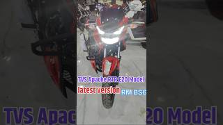 TVS APACHE RTR 160 2V RM BS6 latest version E20 ♥️ Red Colour apachertr160shorts [upl. by Nellac]