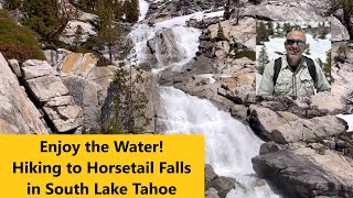 Listen to the Water on Horsetail Falls  Pyramid Creek Trail in S Lake Tahoe  Gorgeous scenery [upl. by Earla]