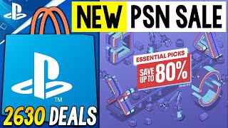 GIGANTIC NEW PSN SALE LIVE NOW Essential Picks Sale  2600 Deals NEW PlayStation Game Deals [upl. by Araldo]