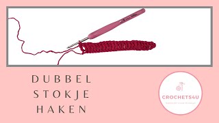 Dubbel stokje haken [upl. by Santiago]