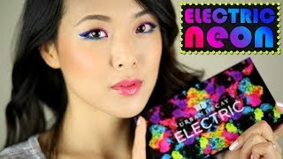 TUTORIAL UD ELECTRIC NEON Ombre Winged Eyes [upl. by Celestyna736]