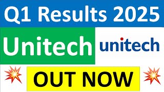 UNITECH Q1 results 2025  UNITECH results today  UNITECH Share News  UNITECH Share latest news [upl. by Enna300]