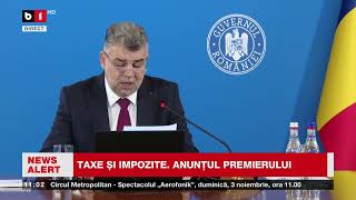 DECLARAȚII MARCEL CIOLACU ANUNȚUL DESPRE TAXE ȘI IMPOZITEȘtiri B1TV30 oct 2024 [upl. by Imoyaba444]