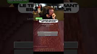 LE RETOUR DU TIMING PARFAIT POUR LAINK AU ZEVENT PT2 laink minecraft memes france zevent [upl. by Ecinej664]