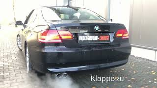 Underground Exhaust BMW E92 330i N53 Stage 3 Sound Klappenauspuff [upl. by Taka]