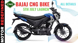 2024 Bajaj CNG Bike  Bajaj Bruzer 125  Freedom 125 All Details Before Launch  Motor Redefined [upl. by Antonietta]