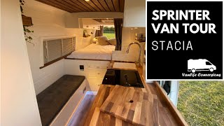 Sprinter Van Tour  Epic offgrid van conversion with shower and composting loo Vanlife Conversions [upl. by Anelle374]