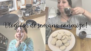 VLOG  Haul del Super Cocinamos pizza tarta y galletitas de limon enferma 🦠💊 [upl. by Esmerolda]