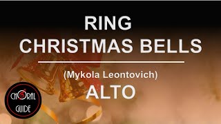 Ring Christmas Bells  ALTO  Mykola Leontovich [upl. by Eislek809]