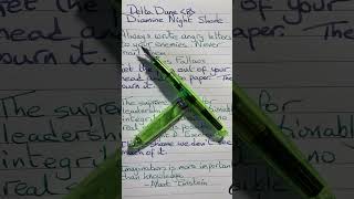 Writing Tue 24 Sep Jinhao 992 and Diamine Velvet Emerald shorts [upl. by Ayik]