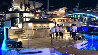 MONACO YACHT SHOW 2023 MILLIONAIRE LUXURY NIGHTLIFE amp EXCLUSIVITYemmansvlogfr [upl. by Tniassuot]