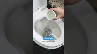 Clean Your Toilet Bowl in 1 Minute shorts cleaning toiletcleaning [upl. by Munmro]