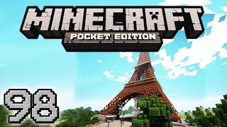 MINECRAFT PE Un po TORRE EIFFEL 98 [upl. by Alejoa748]