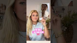 En ny hairstyle  nem frisure👯‍♀️🩷 hair hairstyle hairstyles hairtutorial hår hairideas [upl. by Drolyag]