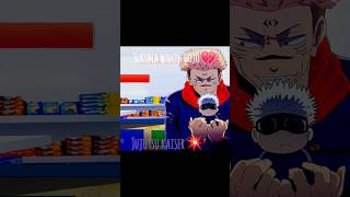 Sunuka x gojo ☠️ anime jujutsukaisen sukuna edit animeedit jujutsukaisenedit gojo jjk wee [upl. by Jasen278]