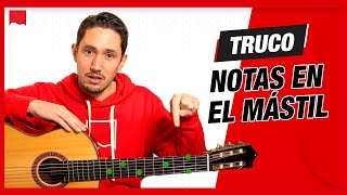 Las NOTAS en el DIAPASÓN 🔥 ¡TRUCO GUITARRISTAS ⚠️ [upl. by Aehc658]