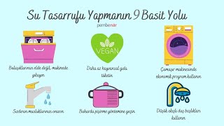 EVDE SU TASARRUFU YAPMANIN 9 YOLU  22 MART DÜNYA SU GÜNÜ [upl. by Elagibba254]