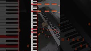 Sealed Vessel  Hollow Knight  Piano TutorialVisualizer shorts pt 3 [upl. by Krever]