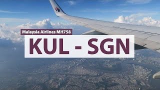 Malaysia Airlines Airbus A330300 MH750 has Economy Class Seats from KUL to SGN [upl. by Nipsirc]