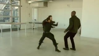 Anais Almonte Movie Stunt Fight Choreography [upl. by Ingraham910]