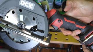 DCK kDMY140S Circular Saw cordless brushless motor yang sangat tangguh dengan harga terjangkau [upl. by Enajyram]