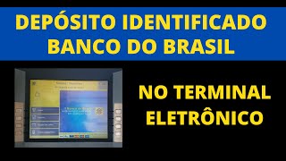 COMO FAZER DEPÓSITO IDENTIFICADO NO BANCO DO BRASIL PELO TERMINAL ELETRÔNICO [upl. by Harry]