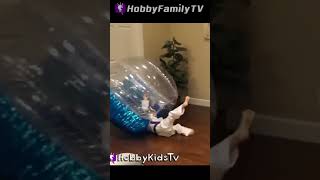 HobbyKarate gets a Socker Boppers Bubble Ball on HobbyFamilyTV [upl. by Alyakcm]