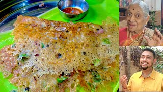 ONION RAVA DOSA No Soda but Crispy மொறு மொறு Sooji Dosa Kalyana Thennila  Tiffin recipes [upl. by Raff]