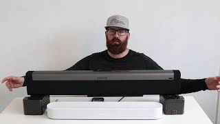 Sonos Beam vs Sonos Playbar Review With Sound Test Comparison [upl. by Tyrrell]