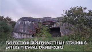 Bremer Bunkerforscher auf Expedition in der Küstenbatterie Stauning Atlantikwall Dänemark [upl. by Goddord]