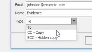 Mail Merge as Email with sending a carbon copy CC at yourself for evidence purposes [upl. by Anelagna963]