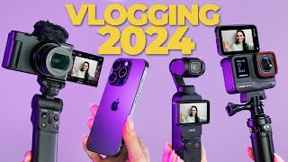 BEST Vlogging Camera in 2024 DJI Pocket 3 vs Sony ZV1 ii vs iPhone 15 Pro vs Insta360 Ace Pro [upl. by Amek]