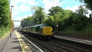 37608 amp 93001 0Q67 Worksop Down Yard to Long Marston [upl. by Itak217]