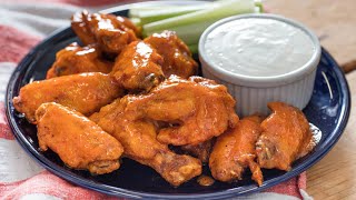 Perfect Crispy Chicken Wings  Buffalo Wings [upl. by Jeri]