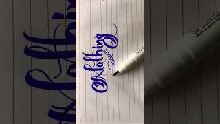 Nothing in life 💔💔calligraphy handwriting art indiancalligraphy shortsviral 📝📝✍️✍️💔💔 [upl. by Akinhoj691]