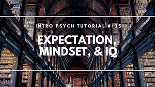 Expectation Mindset and IQ Intro Psych Tutorial 125 [upl. by Chute]