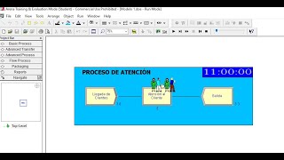 Simulación en Arena Una colaUn Servidor Ejemplo 1 [upl. by Annael631]