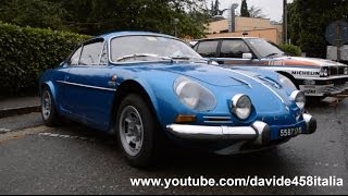 Renault Alpine A110 1600 S action on the road [upl. by Rip]