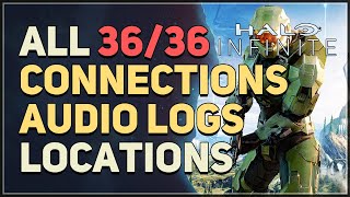 All 36 Connections Area Audio Logs Halo Infinite [upl. by Yemac]