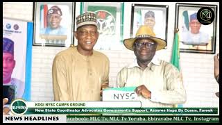 KOGI NEW NYSC COORDINATOR FEMI OSUNGBOHUN SEEKS FOR STATE GOVT INTERVENTION AT ASAYA CAMP [upl. by Nahtannoj893]