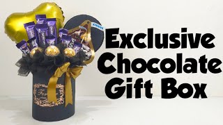 Exclusive Chocolate Gift Box  Idea Gubahan Coklat box [upl. by Ahsinut251]