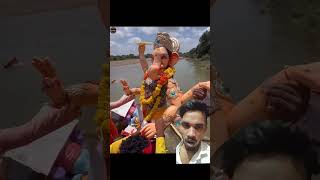 Galat tarike se visarjan karna tha to Baba kyon lae the 😭 bappa ganpatibappa [upl. by Auvil]