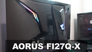 Новый Игровой Монитор 240Hz  AORUS FI27QX [upl. by Yenetruoc]