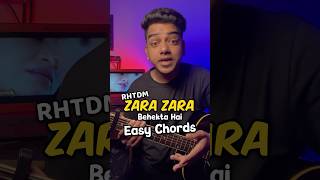 Zara Zara Behekta Hai  Guitar Lesson  RHTDM  Easy Chords For Beginners [upl. by Yadrahs]